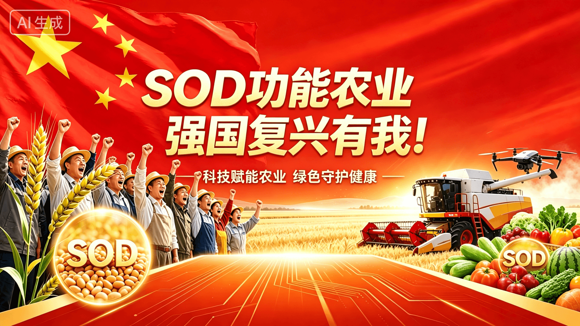 植萃SOD功能农业绿色产业